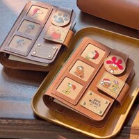 Little Red Book Snoopy Garfield Retro a7 Sách Lá Rời Da Có Thể Tháo Rời Sổ Tay Hoạt Hình Dễ Thương Notebook 3.25