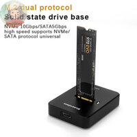 Littleloves1 M2 NVME Docking Station M Key USB M 2 USB C SSD NVME Và NGFF Hd SSD Docking Station Base EN