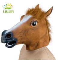 Liujir BoJack Horseman Đầu Ngựa Mặt nạ Dành Cho Nữ Sáng Tạo Lừa Đồ Chơi Mô Phỏng Động Vật Trang Phục Đạo Cụ