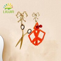 Liujir Bow Shape Móc treo tường bằng đồng thau Dây chuyền hiện đại