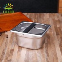 Liujir Cà Phê Knock Box Có Thể Tháo Rời Thanh Thép Không Gỉ Dụng Cụ Bán Tự Động Slag Trống