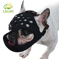 Liujir Chó Mõm Có Thể Điều Chỉnh Phụ Kiện Thú Cưng Cắn Ngăn Ngừa Bulldog Pháp Chống sủa