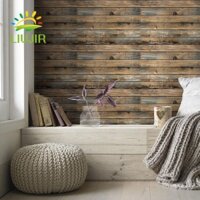 Liujir Gỗ Hạt Giấy Dán Tường Tủ Lạnh Trang Trí Nội Thất 0.45x10m Cho Nhà Hàng Cải Thiện Nhà Cửa Chống Thấm Nước Chống Dầu Giấy Dán Tường Tự Dính