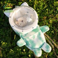 Liujir Hamster Túi Đi Ngoài Acrylic Bao Chuột Môi Trường Sống Ba Lô Sóc