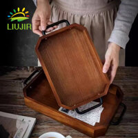 Liujir Pallet Gỗ Món Ăn Phục Vụ Thanh Lịch Nhà Bếp