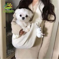 Liujir Pet Carrier Puppy Kitten Canvas Du lịch Chó mèo Tote