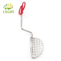 Liujir Taco Shell Maker Press Creative Potato Chip Fryer Tool Pancake Kẹp Thép không gỉ có tay cầm cao su Cài đặt kẹp