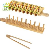 Liujir Taco Tray Organizer Tongs Vintage Food