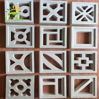 Liujir Xi măng Gạch cổ Khuôn khắc 3D Hàng rào hoa lát bê tông