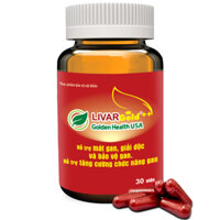 LIVAR GOLD Giúp tăng cường chức năng gan giải độc gan C30V