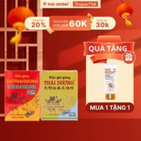 [Live] COMBO 2 Dầu gừng Thái Dương 24ml tặng 1 Sữa tắm 7 Plus Gold Hoa Phong Lan 50g