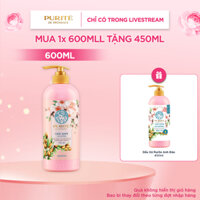[LIVE] Combo Dầu Gội Purité Chắc Khỏe Lưu Hương 600ML + Tặng Dầu Xả Purite Chắc Khỏe Lưu Hương Anh Đào 450ML
