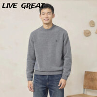 Live GREAT Áo len nam lông cừu dày giữ nhiệt