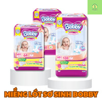 (LIVE) Miếng lót sơ sinh Bobby NB1 108 miếng/ NB1 64 miếng/ NB2 60 miếng (có tặng miếng tùy mã)