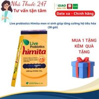 Live probiotics Himita men vi sinh giúp tăng cường hệ tiêu hóa (30 gói)