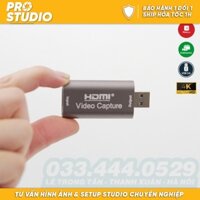 Live Stream Trưc Tiếp Từ Máy Ảnh - HDMI to USB 3.0 Video Capture - LiveStream  Điện Thoại, Camera, PS4, XBO