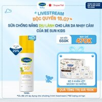 [LIVE] Sữa chống nắng dịu lành cho làn da nhạy cảm của bé CETAPHIL BABY SUN KIDS 150ML