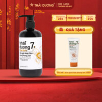 [live]Dầu gội thái dương 7 plus gold 500ml, hoa phong lan + dầu xả thái dương 7 plus gold tube 200g, hoa phong lan