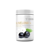 Livelong+ Vision – Hỗ trợ chống oxy hóa, trẻ hóa cơ thể (Lọ 60 viên)