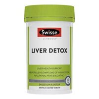 Liver Detox Swisse Úc hộp 200 viên - Viên uống bổ gan, thải độc gan