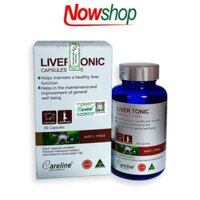 Liver Tonic Careline hộp 60 viên giúp giải độc gan hạ men gan giảm mỡ gan phòng ngừa xơ gan hiệu quả