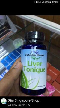 Liver Tonique Singapore – Thuốc mát gan Singapore hộp 60 viên mới nhất