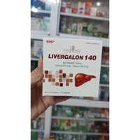 Livergalon 140 silymarin 140g hỗ trợ giải độc mát gan hộp 100 viên