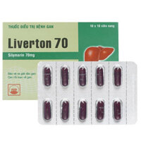 Liverton 70mg tăng cường chức năng gan, điều trị xơ gan, suy gan