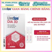 LiveSpo DIA 30 -  Xử lý tiêu chảy cấp trong vòng 30 phút (10 ống x 5ml) không bị phụ thuộc khi ngưng sử dụng sản phẩm