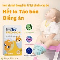LiveSpo PREGMOM - Bào Tử Lợi Khuẩn-Hết Lo Táo Bón Biếng Ăn,Rối loạn tiêu hóa (20 ống)