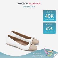 [Livestream 11H30 - 14H30 & 20H - 22H | 4.4] Vascara Giày Búp Bê Đính Nơ Trang Trí - GBB 0436