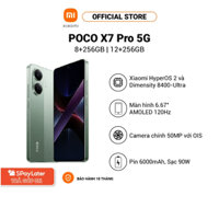 [Livestream] Điện thoại thông minh POCO X7 Pro 5G (8+256GB | 12+256GB) | Màn 6.67" 120Hz AMOLED | D8400Ultra | 6000mAh