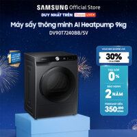 [Livestream] [Shopee - Lắp đặt 0Đ HN HCM] Máy sấy thông minh Samsung AI Heatpump 9kg (DV90T7240BB)