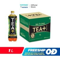 [Live]Thùng 12 Chai Trà Ô long Tea+ (1000ml/chai)