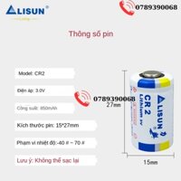 Lixing CR2 3V Cr15h270 Thiết Bị Nhìn Đêm Mini25 Máy Ảnh Polaroid ĐĨA PHANH Pin Lithium