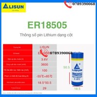 Lixing Er18505 Pin Lithium 3.6v Đồng Hồ Nước Thông Minh IoT Đồng Hồ Đo Lưu Lượng Khí Đốt Than Bộ Pin Định Vị GPS