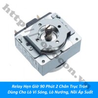 LKGD24 Relay Hẹn Giờ 90 Phút 2 Chân Trục Tròn Dùng Cho Lò Vi Sóng, Lò Nướng, Nồi Áp Suất