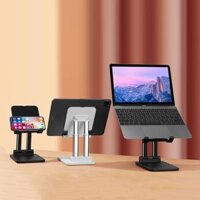 LLANO Folding Tablet/ Laptop Holder Stand Free Adjustment Angle Telescopic Alloy Desktop Bracket for iPad Mini 9-16 inch