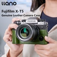 Llano Fuji XT5 Bao Da Thật Chính Hãng Da Nửa Dành Cho Máy Ảnh Kỹ Thuật Số Fujifilm X-T5 - Ốp Bảo Vệ Cơ Thể Cho Fuji XT5 X-T5