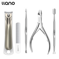Llano Nail Clippers Cuticle Remover Nail Nipper Thép không gỉ Dead Skin Cutters Tông đơ Nail File Ba Lan Làm móng tay Dụng cụ làm móng chân