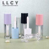 LLCY 6 Chai Son Bóng Trống DIY Có Cọ Lip Glaze Ống