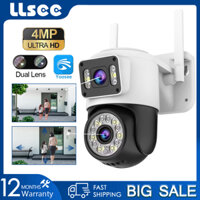 LLSEE, Camera yoosee ngoài trời 2 mắt, Camera wifi không dây 360 độ xoay, tầm nhìn ban đêm đầy màu sắc, cuộc gọi hai chiều, theo dõi tự động