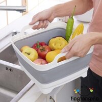 Llx-fruit Basket Sink Silicone Dish Tub Hộp đựng rau củ quả có thể gập lại