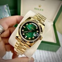 [L.M Store] Đồng Hồ Nam RoLex Sapphire Size 36mm Mặt Xanh Lá Máy cơ Automatic Nhật