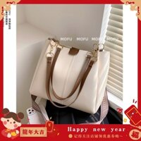 LM1-Large-capacity bag Women's new tot bag College students' one-shoulder commuter bag shopping bag