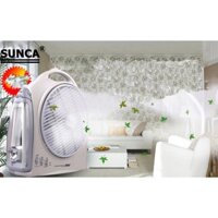 [LN123]  Quạt sạc tích điện đa năng có đèn SUNCA SF-299A