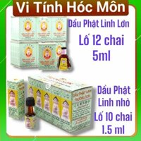 Lố 10 Chai Dầu Phật Linh Trường Sơn chai 1,5ml - 5ml, giảm cảm, nhức mỏi, sưng viên chính hãng