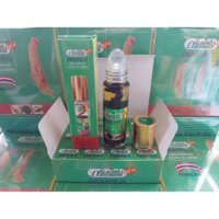 Lố 12 chai Dầu lăn Nhân Sâm Thái Lan Ginseng Green Herb Oil 10ml có hộp cao cấp