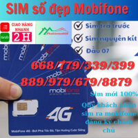 Lô 23) Sim Số Đẹp Mobifone,Số cặp,Tam cô,Đăng ký Chính chủ miễn phí Tại Các CH của mobifone