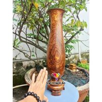 Lọ Cắm Hoa Bằng Gỗ Cẩm Sừng - Trang Trí Nhà Cửa Decor - Quà Tặng Ý Nghĩa - Quà Tặng Đẹp